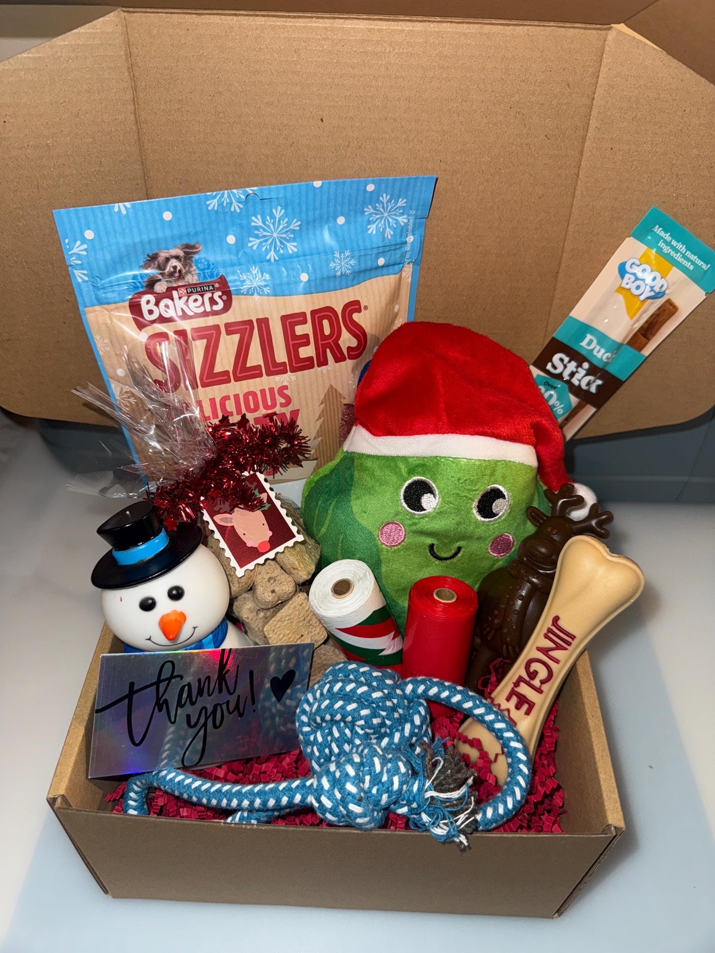 Christmas Day Dog Toy & Treat Box