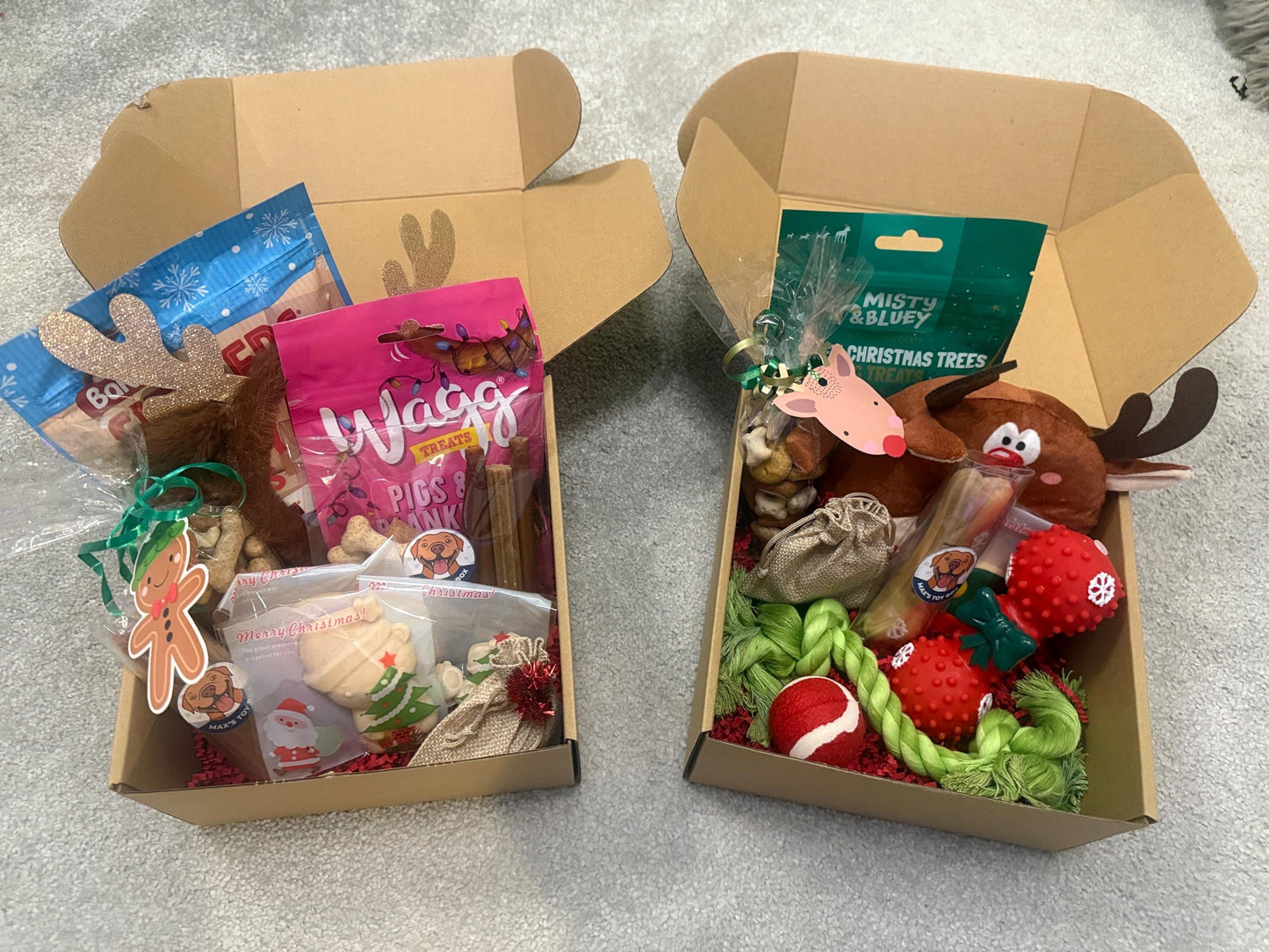 Christmas Dog Toy Treat Box